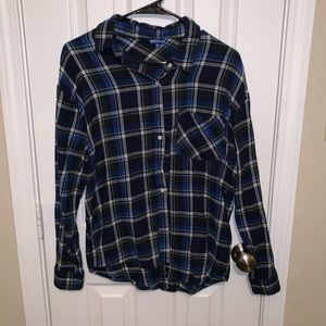 Navy Blue Flannel